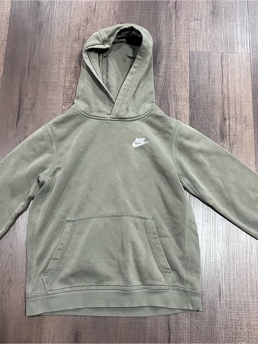Nike Boys Hoodie Sweatshirt, Size Large Green - Picture 2 of 9